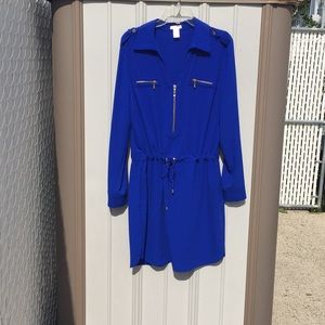 Dress royal blue size 14